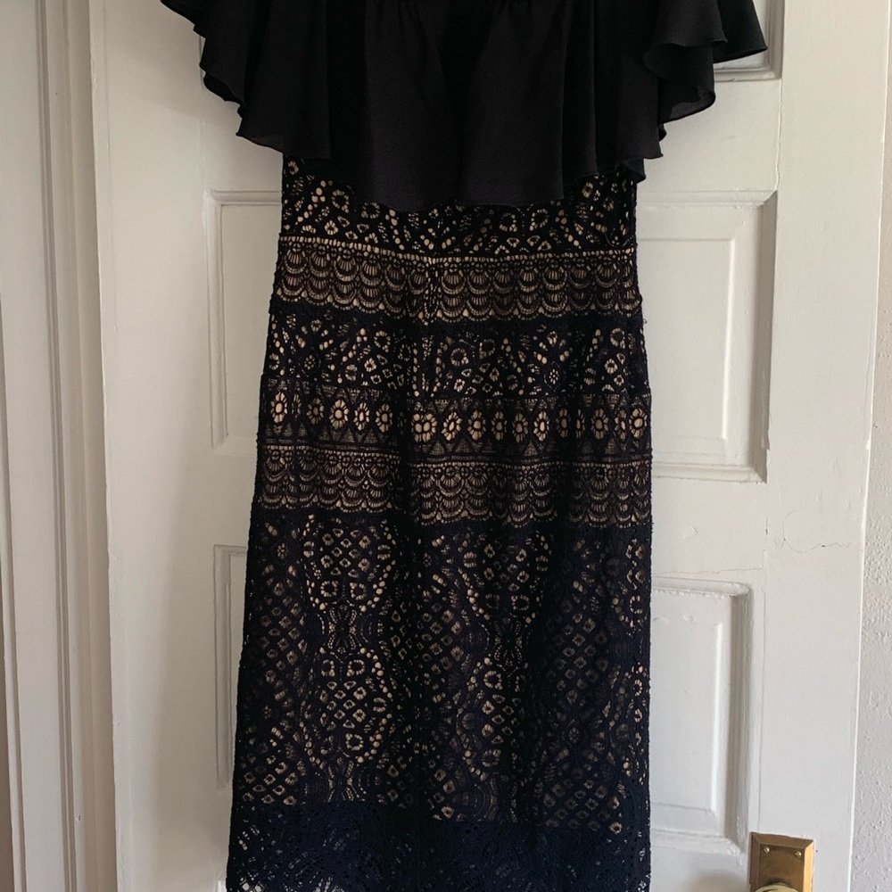 Black cocktail dress